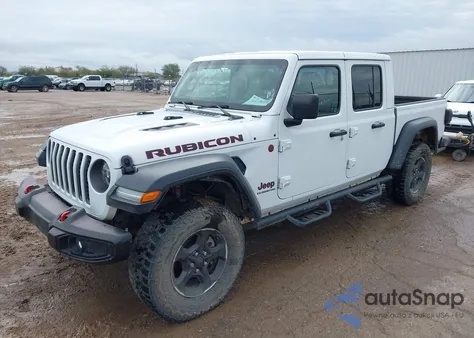 2021 Jeep Gladiator Rubicon 4X4 z USA, uszkodzony, nr VIN 1C6JJTBGXML512342